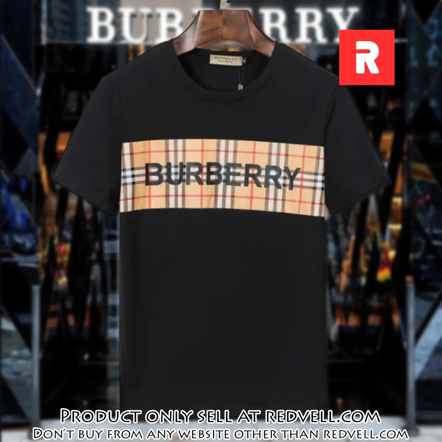 Burberry london black luxury brand tshirt outfit for men women rv4751490